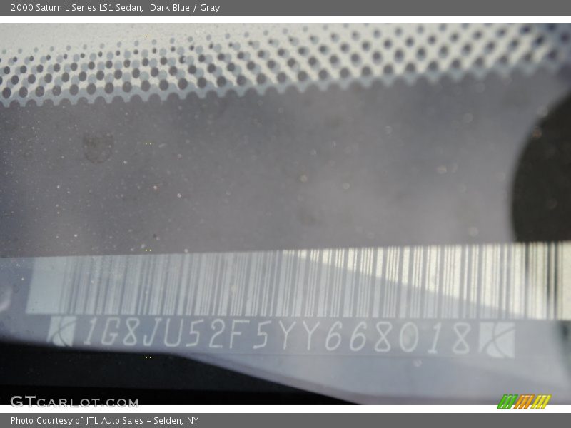 Dark Blue / Gray 2000 Saturn L Series LS1 Sedan
