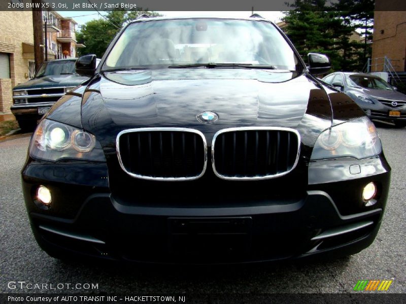 Jet Black / Sand Beige 2008 BMW X5 3.0si
