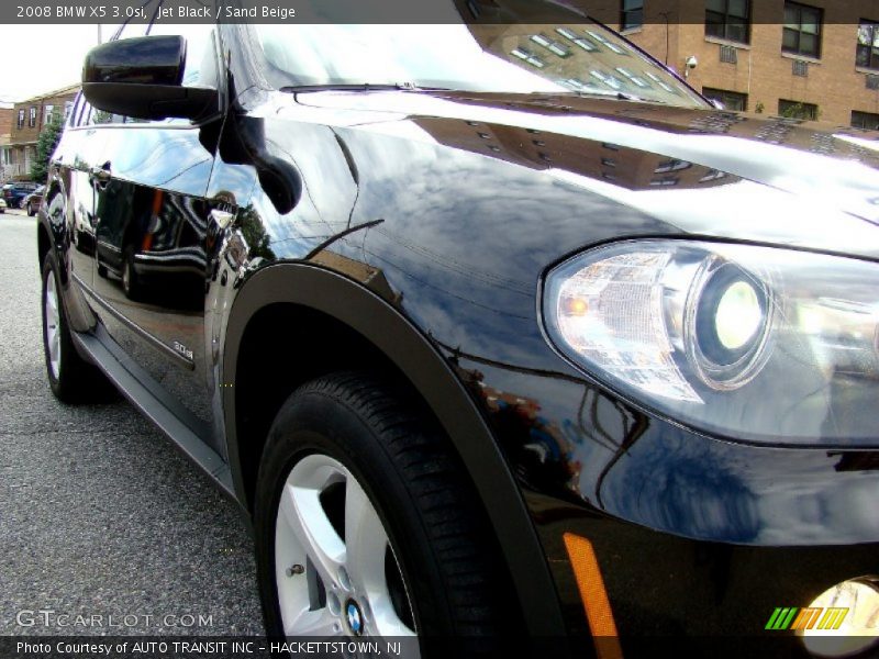 Jet Black / Sand Beige 2008 BMW X5 3.0si