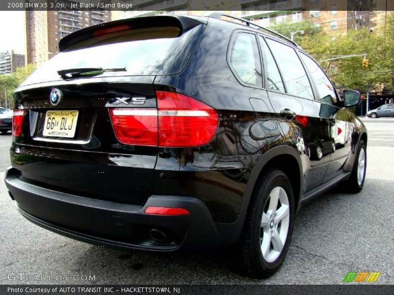 Jet Black / Sand Beige 2008 BMW X5 3.0si