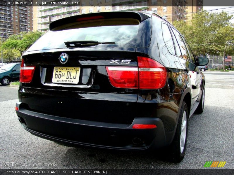 Jet Black / Sand Beige 2008 BMW X5 3.0si