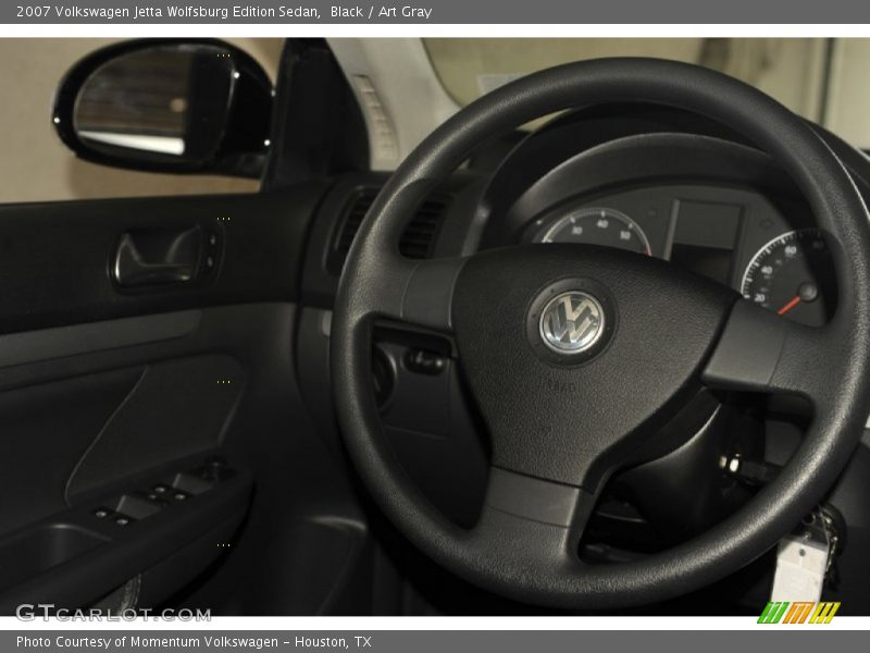 Black / Art Gray 2007 Volkswagen Jetta Wolfsburg Edition Sedan
