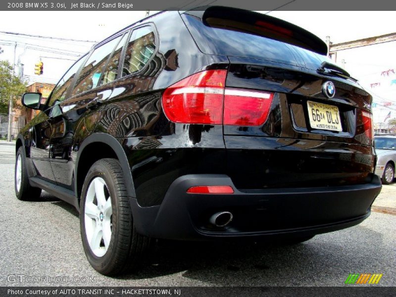Jet Black / Sand Beige 2008 BMW X5 3.0si