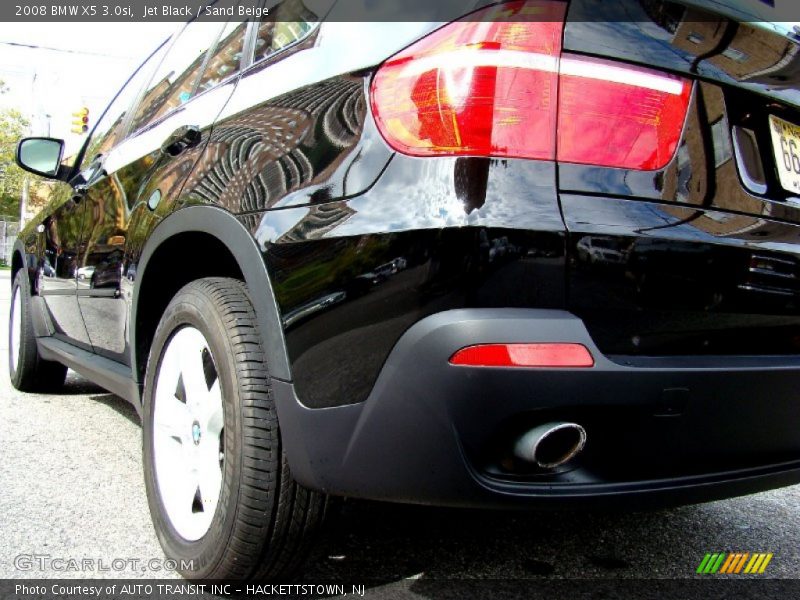 Jet Black / Sand Beige 2008 BMW X5 3.0si