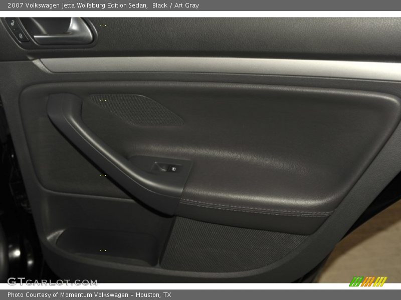 Black / Art Gray 2007 Volkswagen Jetta Wolfsburg Edition Sedan