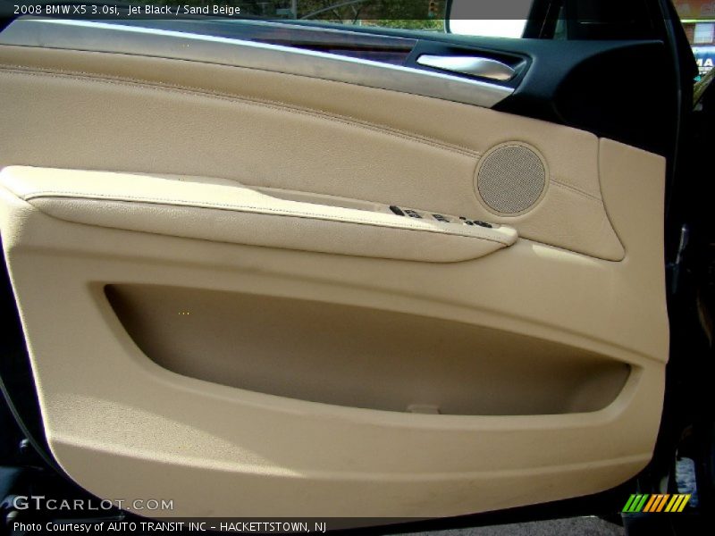 Jet Black / Sand Beige 2008 BMW X5 3.0si