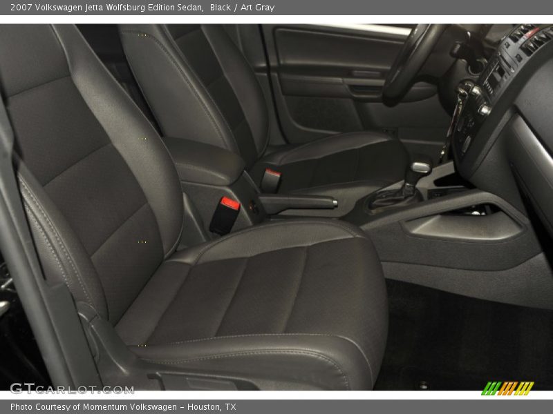 Black / Art Gray 2007 Volkswagen Jetta Wolfsburg Edition Sedan