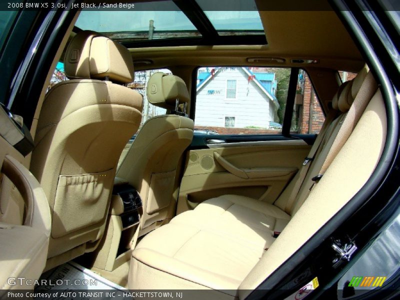 Jet Black / Sand Beige 2008 BMW X5 3.0si