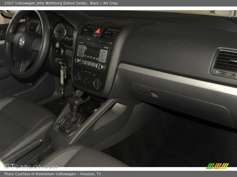 Black / Art Gray 2007 Volkswagen Jetta Wolfsburg Edition Sedan