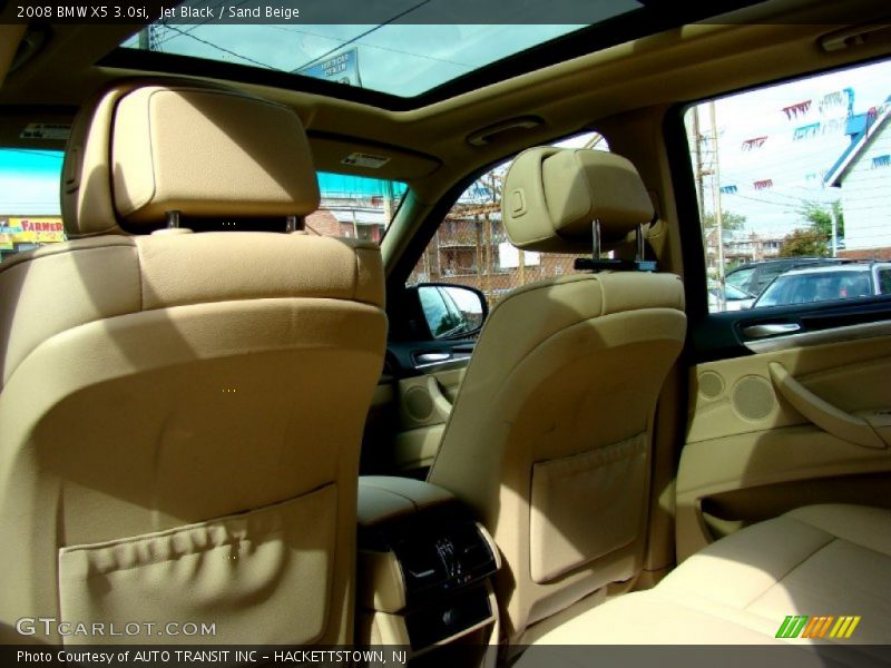 Jet Black / Sand Beige 2008 BMW X5 3.0si