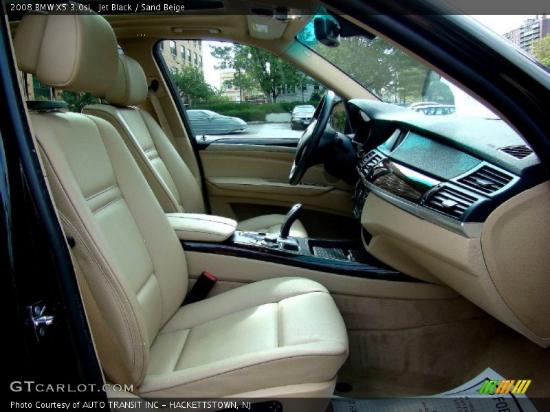 Jet Black / Sand Beige 2008 BMW X5 3.0si