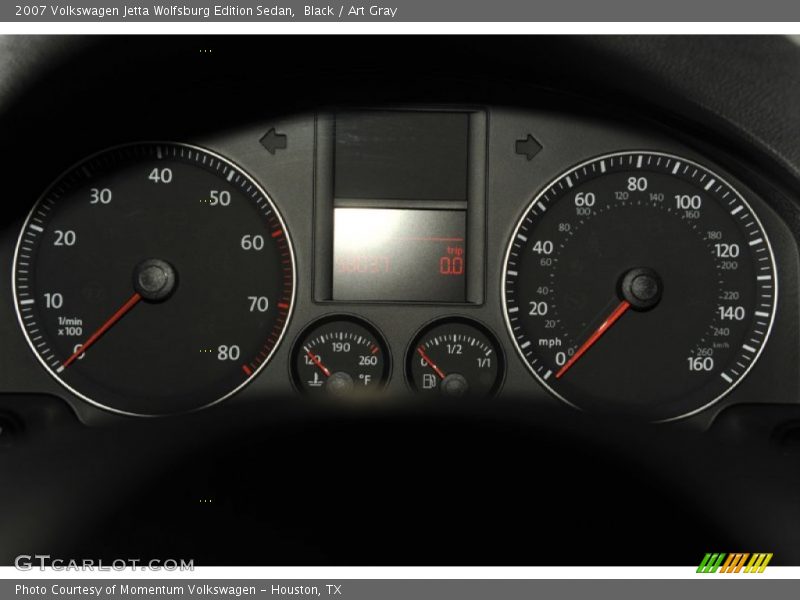 Black / Art Gray 2007 Volkswagen Jetta Wolfsburg Edition Sedan
