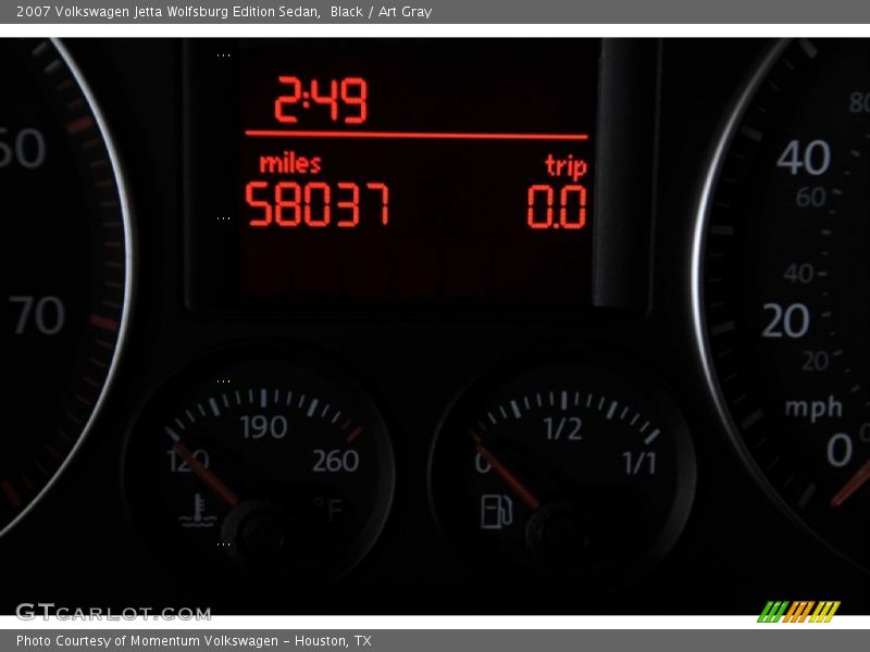 Black / Art Gray 2007 Volkswagen Jetta Wolfsburg Edition Sedan