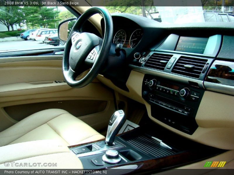 Jet Black / Sand Beige 2008 BMW X5 3.0si
