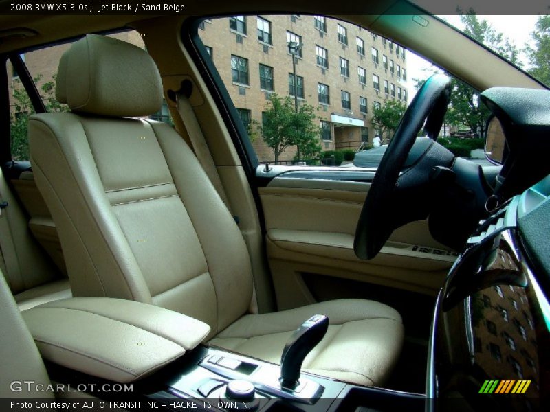 Jet Black / Sand Beige 2008 BMW X5 3.0si