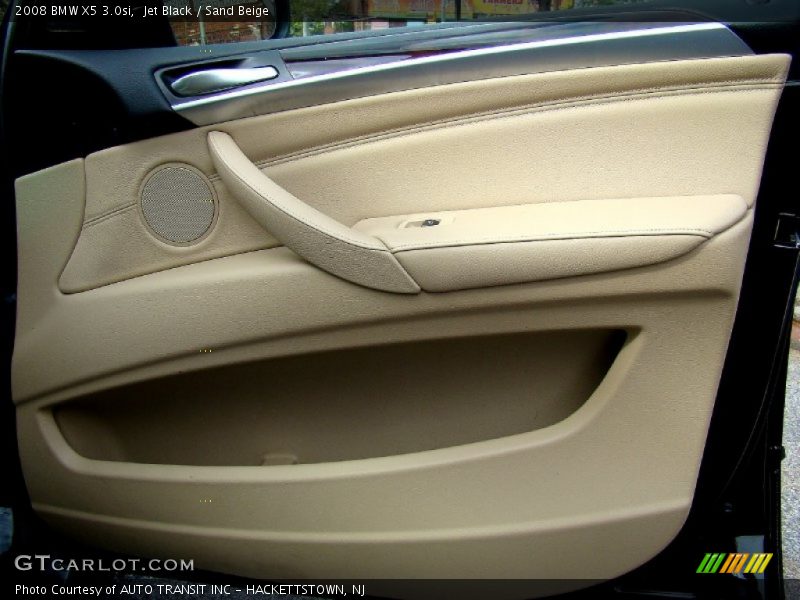 Jet Black / Sand Beige 2008 BMW X5 3.0si