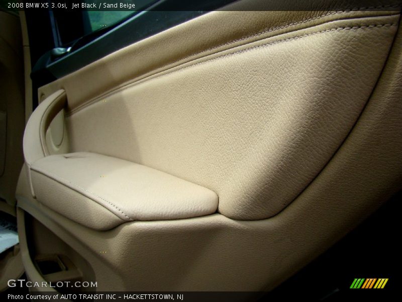 Jet Black / Sand Beige 2008 BMW X5 3.0si