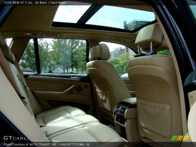 Jet Black / Sand Beige 2008 BMW X5 3.0si