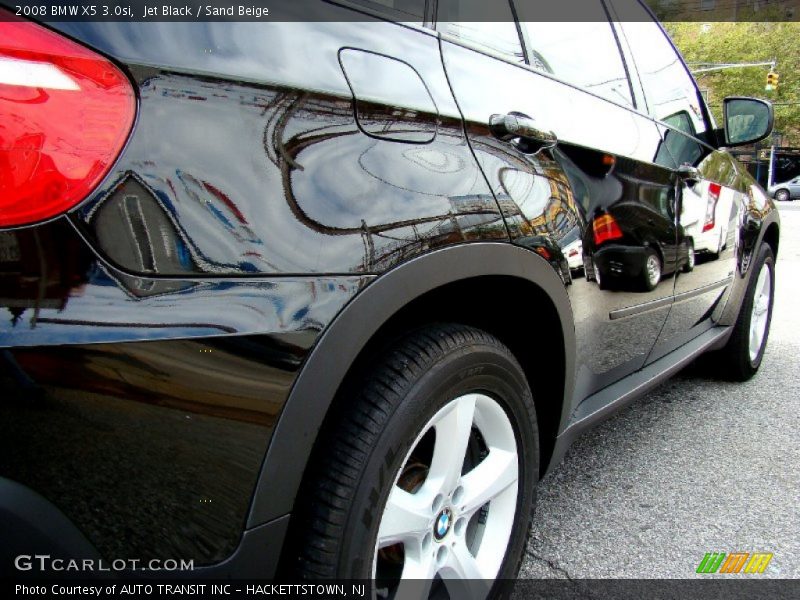 Jet Black / Sand Beige 2008 BMW X5 3.0si