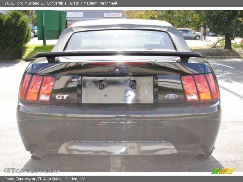 Black / Medium Parchment 2001 Ford Mustang GT Convertible