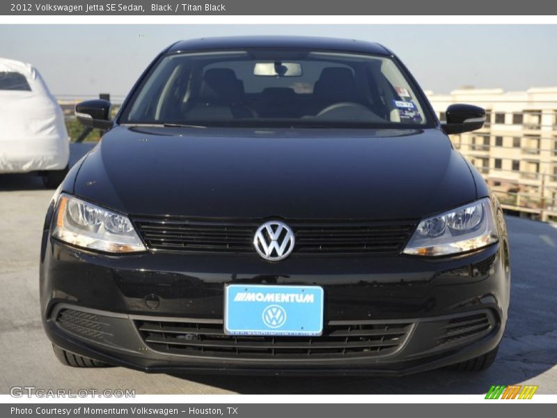 Black / Titan Black 2012 Volkswagen Jetta SE Sedan