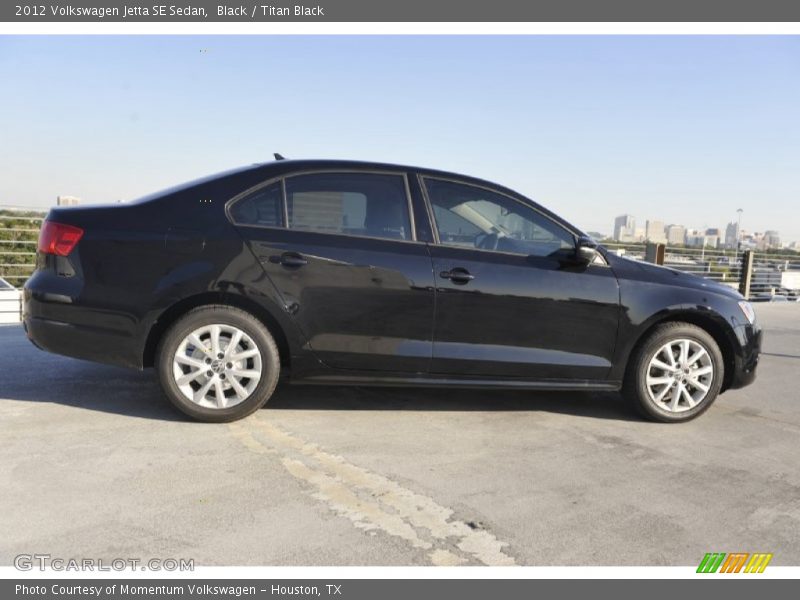 Black / Titan Black 2012 Volkswagen Jetta SE Sedan