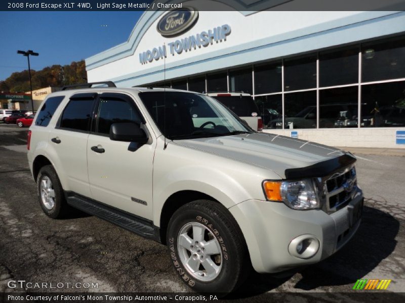 Light Sage Metallic / Charcoal 2008 Ford Escape XLT 4WD