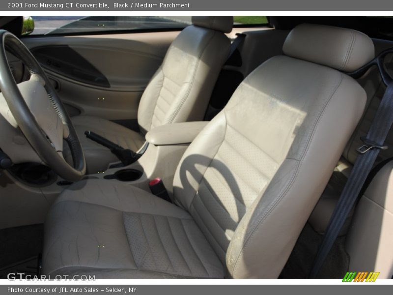 Black / Medium Parchment 2001 Ford Mustang GT Convertible