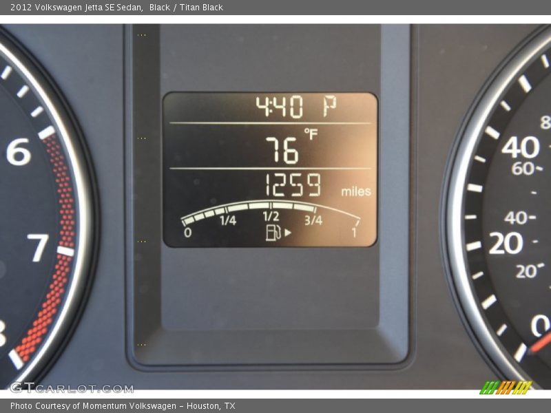 Black / Titan Black 2012 Volkswagen Jetta SE Sedan
