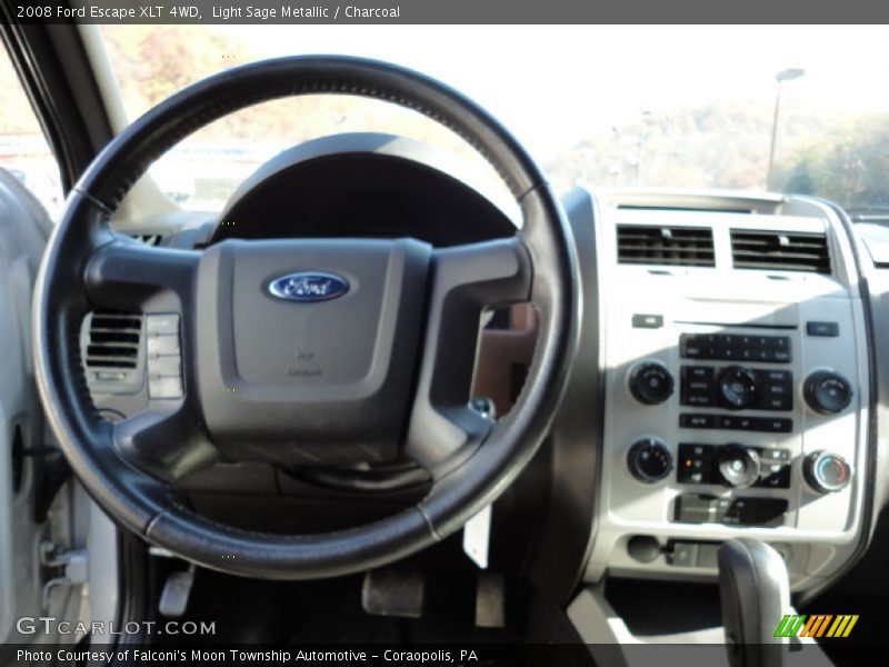Light Sage Metallic / Charcoal 2008 Ford Escape XLT 4WD