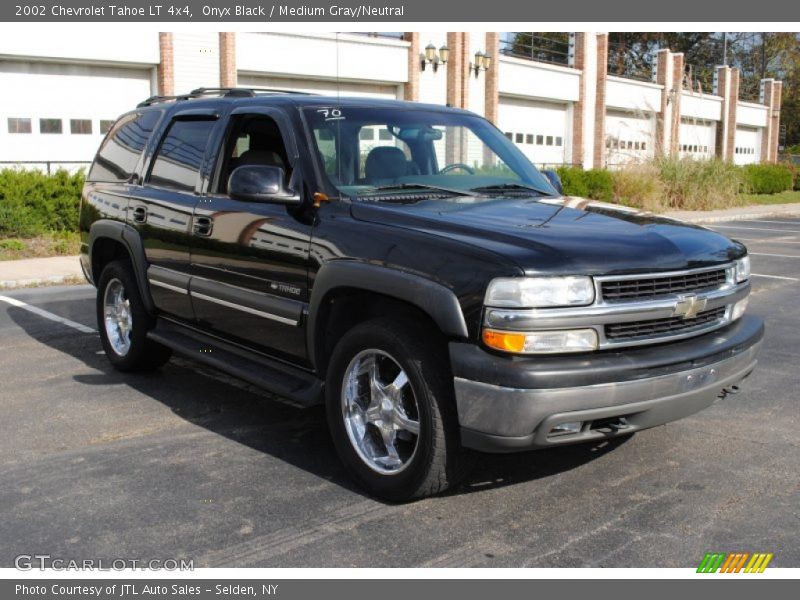 Onyx Black / Medium Gray/Neutral 2002 Chevrolet Tahoe LT 4x4