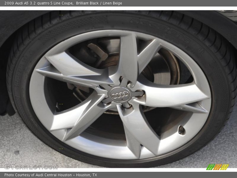 Brilliant Black / Linen Beige 2009 Audi A5 3.2 quattro S Line Coupe