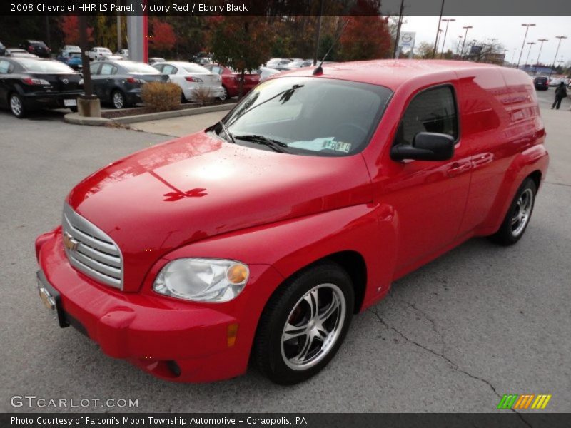 Victory Red / Ebony Black 2008 Chevrolet HHR LS Panel