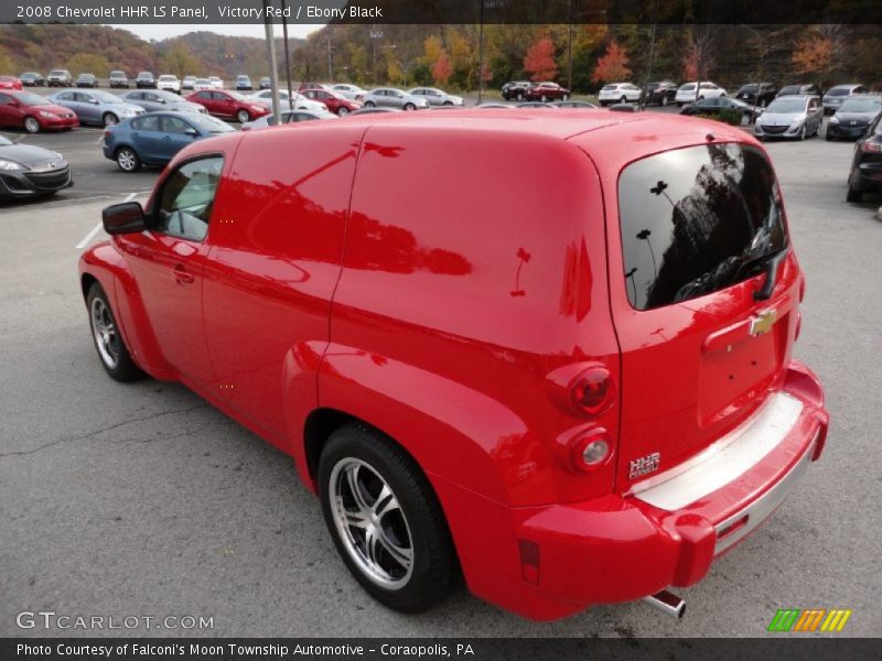 Victory Red / Ebony Black 2008 Chevrolet HHR LS Panel