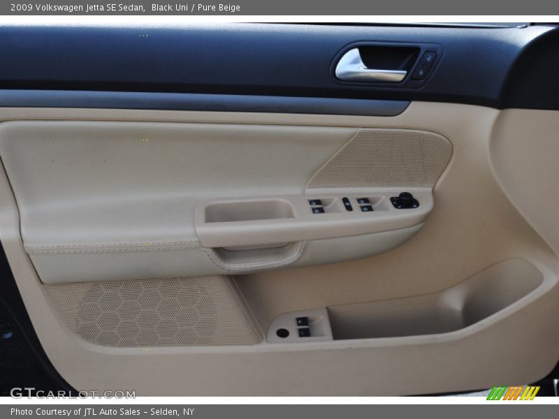 Black Uni / Pure Beige 2009 Volkswagen Jetta SE Sedan