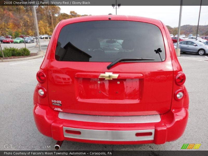 Victory Red / Ebony Black 2008 Chevrolet HHR LS Panel