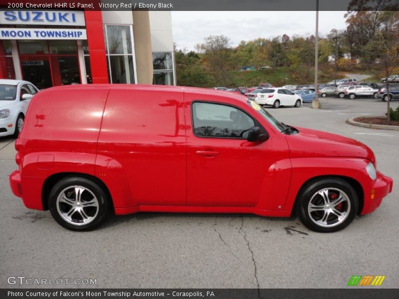 Victory Red / Ebony Black 2008 Chevrolet HHR LS Panel