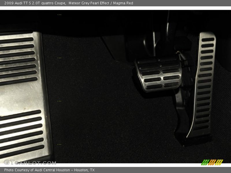 Meteor Grey Pearl Effect / Magma Red 2009 Audi TT S 2.0T quattro Coupe