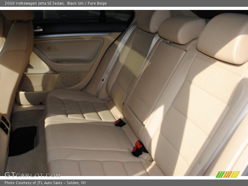 Black Uni / Pure Beige 2009 Volkswagen Jetta SE Sedan