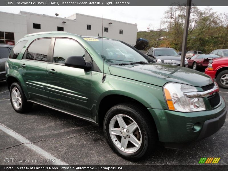 Meander Green Metallic / Light Cashmere 2005 Chevrolet Equinox LT AWD