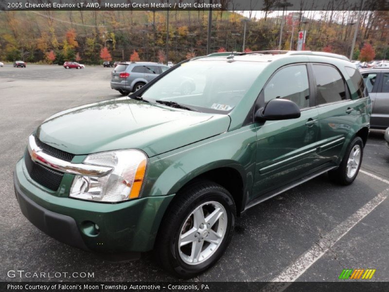 Meander Green Metallic / Light Cashmere 2005 Chevrolet Equinox LT AWD