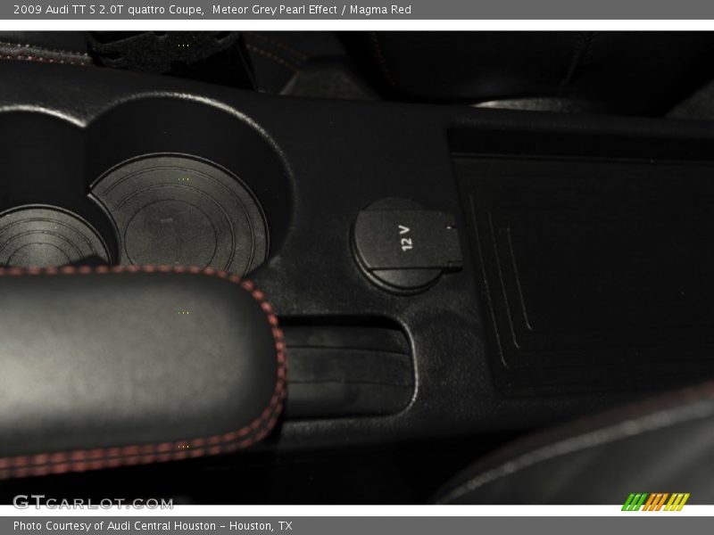 Meteor Grey Pearl Effect / Magma Red 2009 Audi TT S 2.0T quattro Coupe
