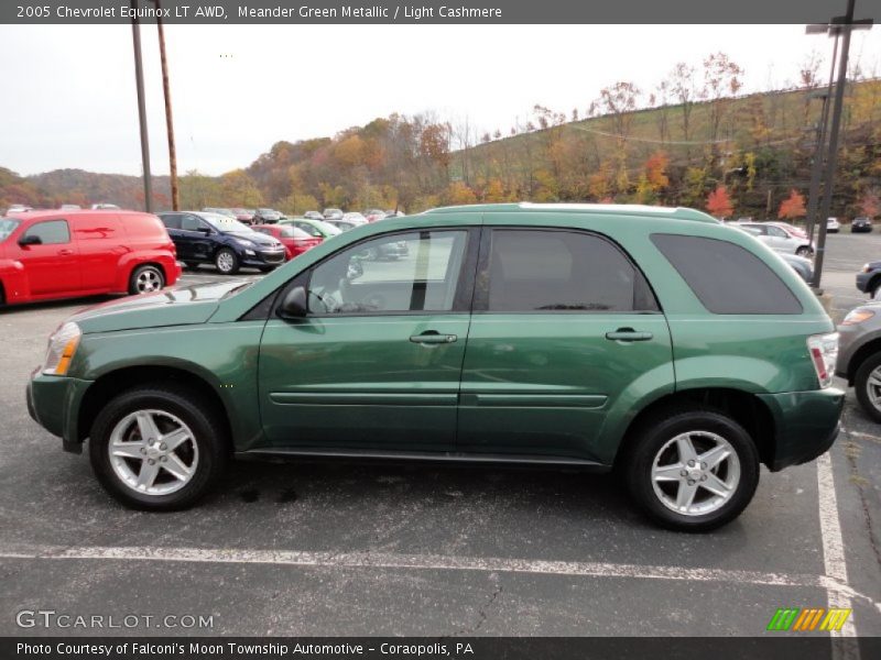 Meander Green Metallic / Light Cashmere 2005 Chevrolet Equinox LT AWD