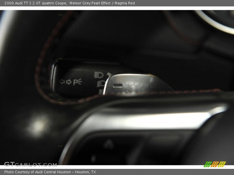 Meteor Grey Pearl Effect / Magma Red 2009 Audi TT S 2.0T quattro Coupe