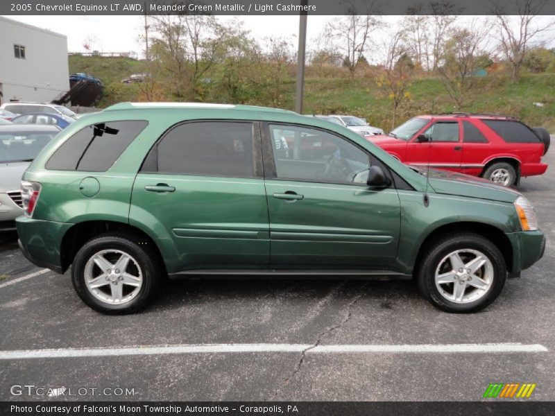 Meander Green Metallic / Light Cashmere 2005 Chevrolet Equinox LT AWD