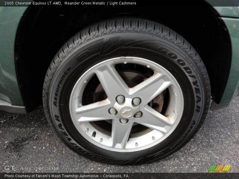 Meander Green Metallic / Light Cashmere 2005 Chevrolet Equinox LT AWD