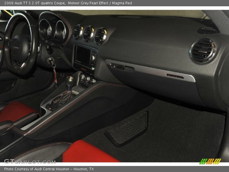 Meteor Grey Pearl Effect / Magma Red 2009 Audi TT S 2.0T quattro Coupe