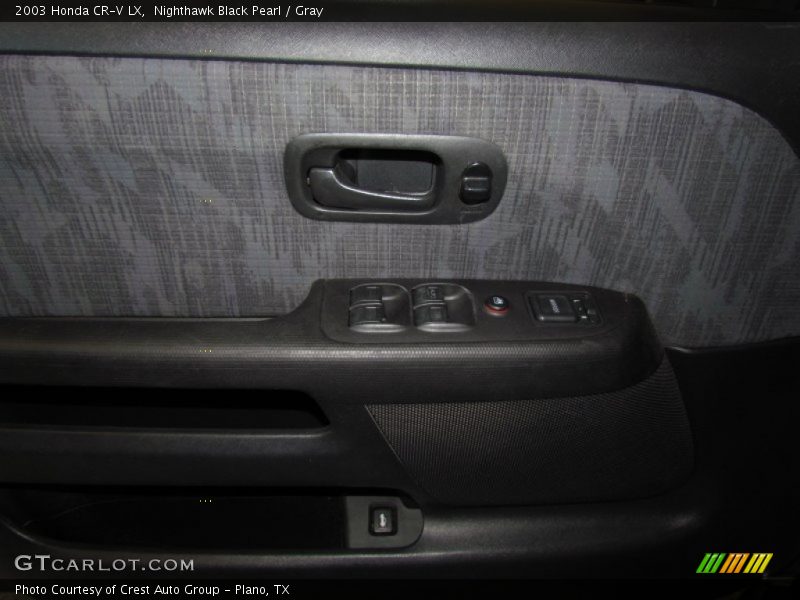 Nighthawk Black Pearl / Gray 2003 Honda CR-V LX