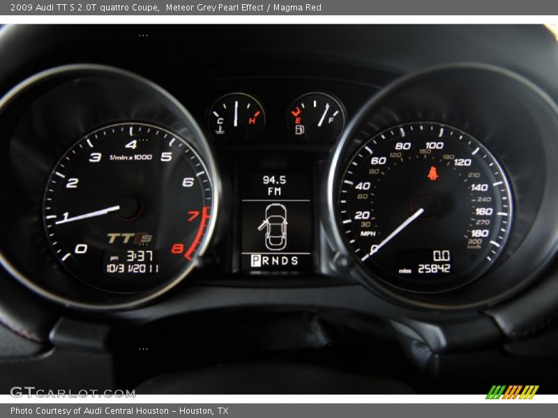  2009 TT S 2.0T quattro Coupe S 2.0T quattro Coupe Gauges