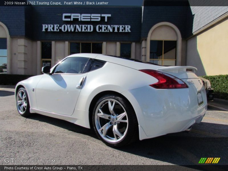 Pearl White / Black Leather 2009 Nissan 370Z Touring Coupe